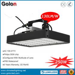 250W  LED Industrial Tunnel Light 130LM/W